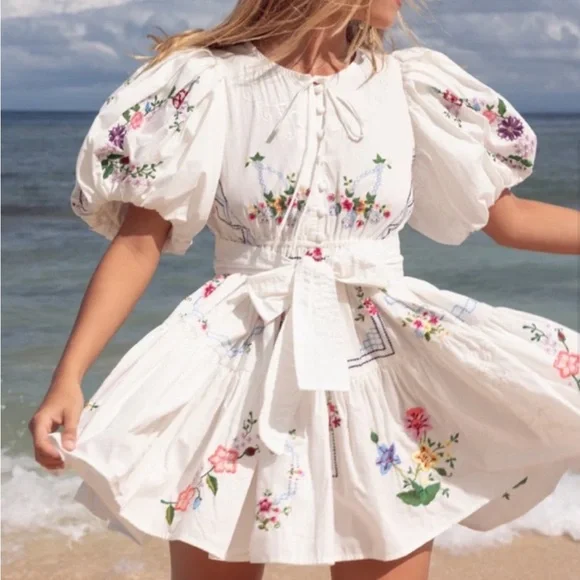knee length dresses for ladies FILLYBOO Meadow Halter Mini Dress In Periwinkle – Lusso Di Luna Boutique